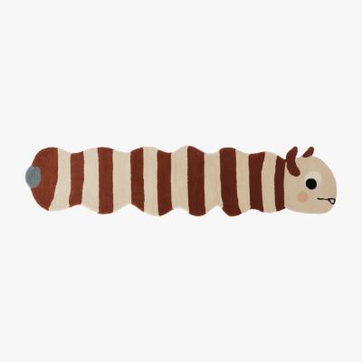 Nordic Nest Leo larva rug 40x180 cm Caramel-off white