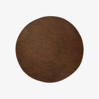 Nordic Nest Cane-line Knit rug Ø200 cm Umber brown (Soft Rope)