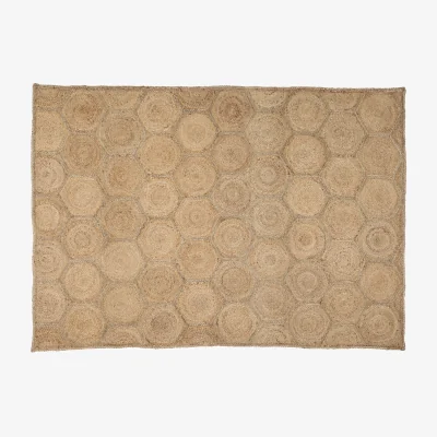 Nordic Nest Dixie Elin rug Honey comb natural 160x230 cm