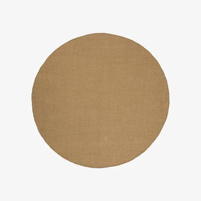 Nordic Nest Linie Design Oksa rug round Mustard 170 cm