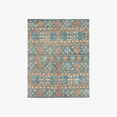 OKA OKA, Regulus Rug - Cobalt, Rugs, Cotton/Wool, Persian