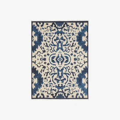 OKA OKA, Nesbitt Rug - Blue, Rugs, Cotton, Printed