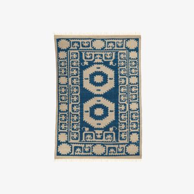 OKA OKA, Chelak Wool Rug, Small - Indigo, Rugs, Wool, Geometric