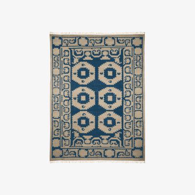OKA Chelak Wool Rug, Large - Indigo