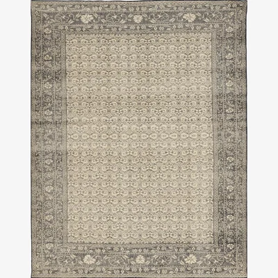 OKA OKA, Caspara Rug - Navy/Natural, Rugs, Cotton/Wool, Floral