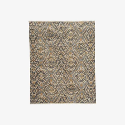 OKA OKA, Dendron Rug 244x305cm - Warm Natural/Blue, Rugs, Wool