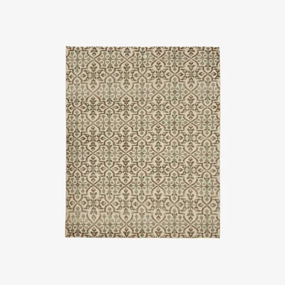 OKA OKA, Briony Rug - Natural/Teal, Rugs, Jute