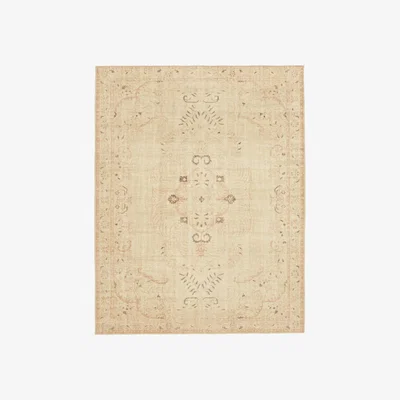 OKA OKA, Avaley Rug - Washed Rose, Rugs, Cotton/Wool, Floral