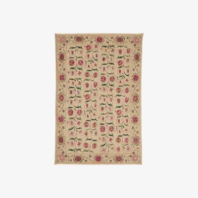 OKA OKA, Small Sheki Rug - Multi, Rugs, Cotton/Wool, Floral