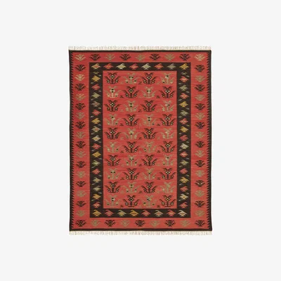 OKA OKA, Amarya Rug - Redstone, Rugs, Cotton/Wool, Geometric/Persian/Rustic