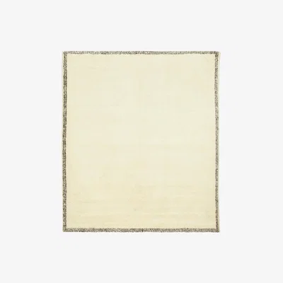 OKA OKA, Salma Rug - Snow, Rugs, Cotton/Wool, Striped