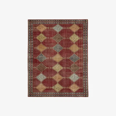 OKA Abila Rug - Vermillion Red