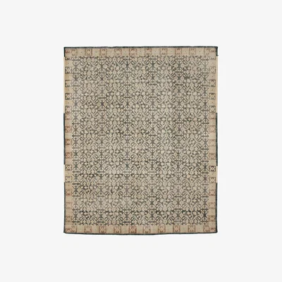 OKA Kirmani Rug - Distressed Green