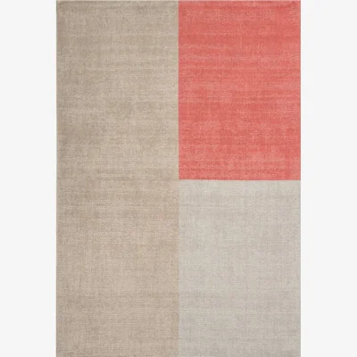 Olivia's Asiatic Carpets Blox Hand Woven Rug Coral - 120 x 170cm