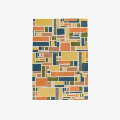 Olivia's Asiatic Carpets Reef Handtufted Rug Blocks Multi - 120 x 170cm