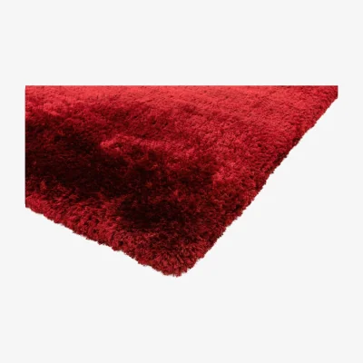 Olivia's Asiatic Carpets Plush Hand Woven Rug Red - 140 x 200cm