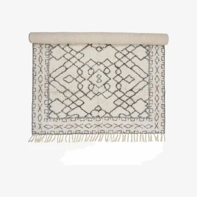 Olivia's Bloomingville Jaqueline Cotton Rug in White