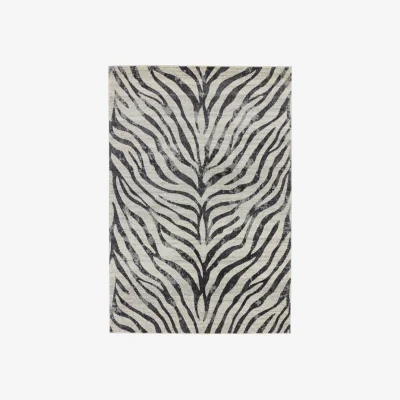 Olivia's Asiatic Carpets Nova Machine Woven Rug Zebra Grey - 120 x 170cm
