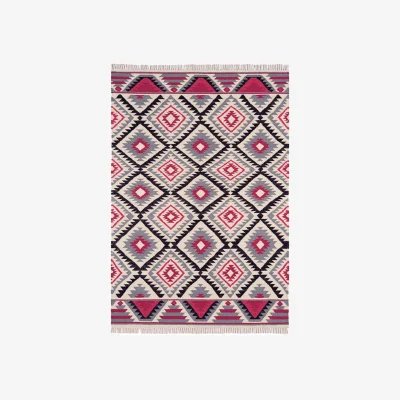 Olivia's Asiatic Carpets Kelims Patchwork Hand Woven Rug KELM03 - 120 x 170cm