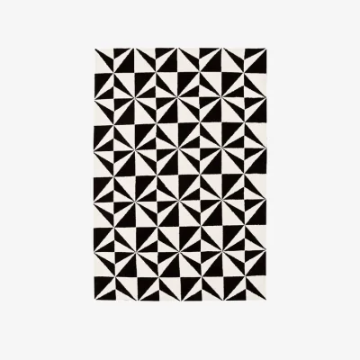 Olivia's Asiatic Carpets Arlo Machine Knitted Rug Mosaic Mono - 120 x 170cm