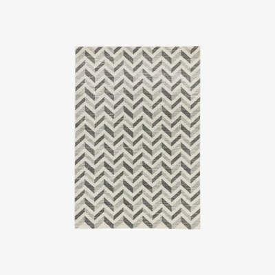 Olivia's Asiatic Carpets Colt Machine Woven Rug Chevron Grey - 200 x 290cm