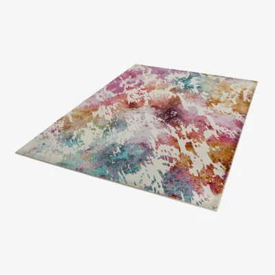 Olivia's Asiatic Carpets Amelie Watercolour Rug / Multi / Medium