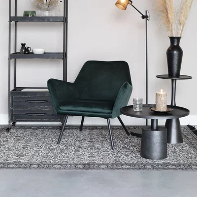 Olivia's Olivia's Nordic Living Collection - Bodine Rug in Black