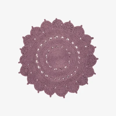 Olivia's Asiatic Carpets Zira Hand Woven Rug Heather - 150 x 150cm