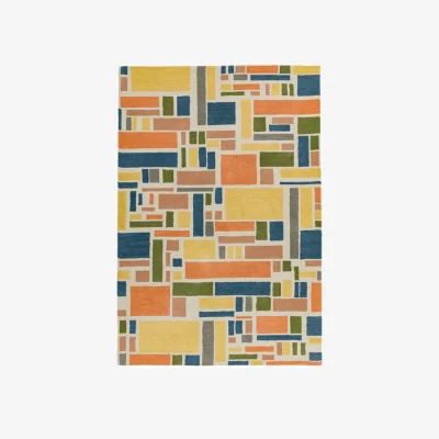 Olivia's Asiatic Carpets Reef Handtufted Rug Blocks Multi - 160 x 230cm