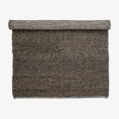 Olivia's Bloomingville Madeleine Wool Rug in Grey
