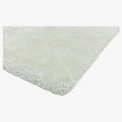 Olivia's Asiatic Carpets Plush Hand Woven Rug White - 70 x 140cm