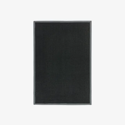 Olivia's Asiatic Carpets Sisal Machine Woven Rug Black/Grey - 120 x 180cm