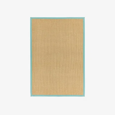 Olivia's Asiatic Carpets Sisal Machine Woven Rug Linen/Aqua - 160 x 230cm