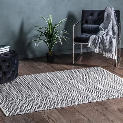 Olivia's Gallery Direct Callao Rug Black & Cream