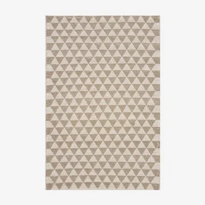 Olivia's Andrew Martin Moda Rug Brown White / 244 x 4 x 153cm