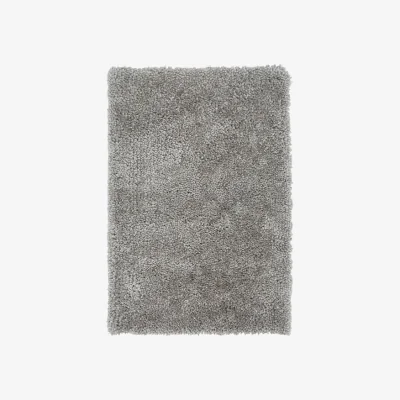 Olivia's Asiatic Carpets Spiral Shaggy Table Tufted Rug Silver - 120 x 170cm