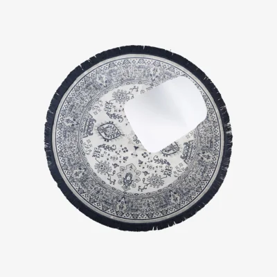 Olivia's Olivia's Nordic Living Collection - Ringar Rug in Grey & Blue