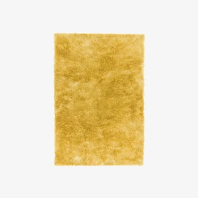 Olivia's Asiatic Carpets Whisper Table Tufted Rug Yellow - 200 x 300cm
