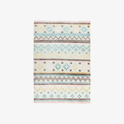 Olivia's Asiatic Carpets Theo Hand Woven Rug Soft Tone Geo - 160 x 230cm