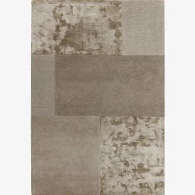 Olivia's Asiatic Carpets Tate Tonal Textures Hand Tufted Rug Smoke - 120 x 170cm