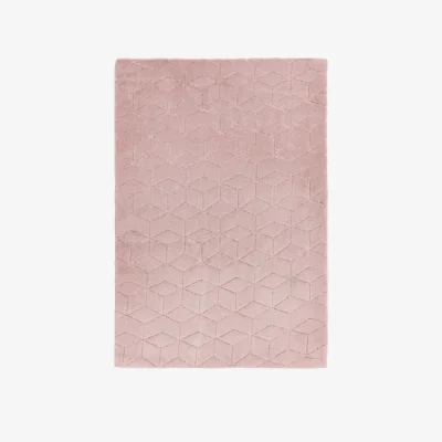 Olivia's Asiatic Carpets Cozy knitted Rug Pink - 120 x 170cm