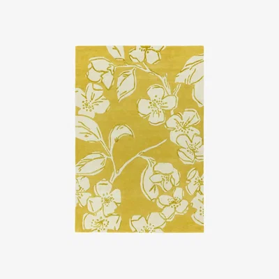 Olivia's Asiatic Carpets Matrix Hand Tufted Rug Devore Yellow - 120 x 170cm
