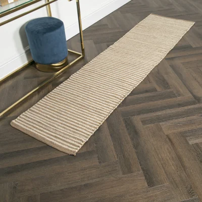 Olivia's Native Home Striped Wool & Jute Runner Rug 60 x 230cm