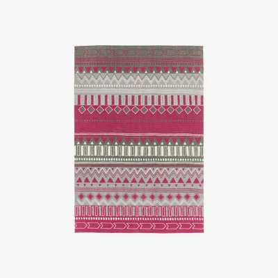 Olivia's Asiatic Carpets Onix Hand Woven and Printed Rug Tribal Mix Berry - 120 x 170cm
