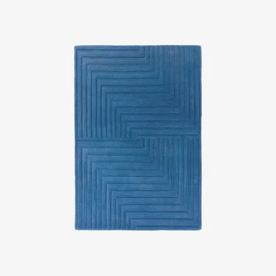 Olivia's Asiatic Carpets Form Hand Tufted Rug Blue - 160 x 230cm