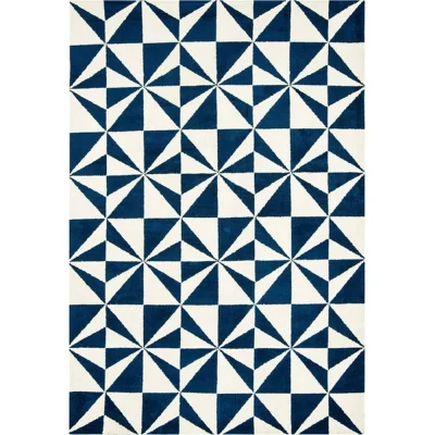Olivia's Asiatic Carpets Arlo Machine Knitted Rug Mosaic Denim - 200 x 300cm