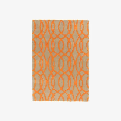 Olivia's Asiatic Carpets Matrix Hand Tufted Rug Wire Orange - 120 x 170cm