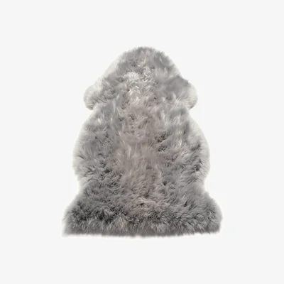 Olivia's Asiatic Carpets Sheepskin Hand Finished Rug Double Silver - 60 x 180cm