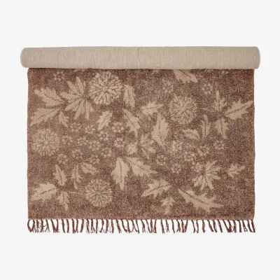 Olivia's Bloomingville Malu Cotton Rug in Brown
