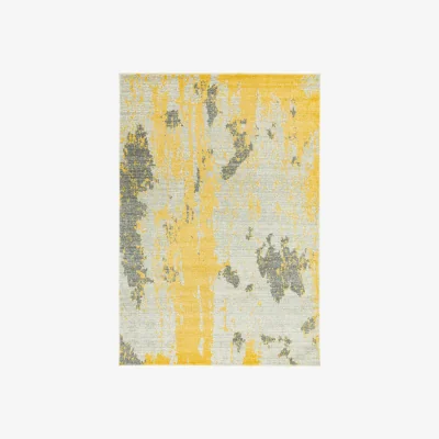 Olivia's Asiatic Carpets Nova Machine Woven Rug Painterly Ochre - 200 x 290cm